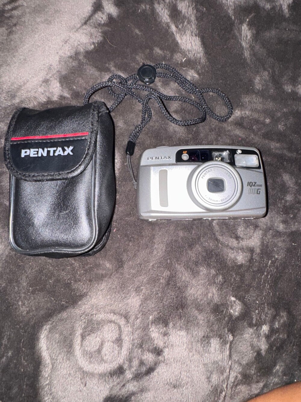 Pentax IQZoom 80G 35mm Point and Shoot Film Camera Silver